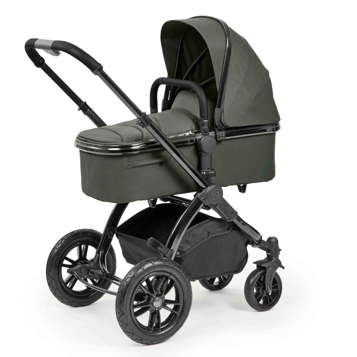 Ickle Bubba Stomp Elements Edition 12 Piece Pram Bundle - Forest Green