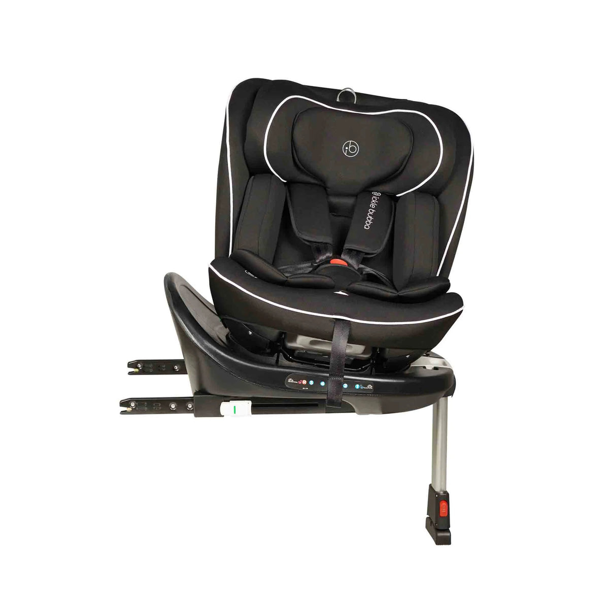 Ickle Bubba Stomp Luxe Elements Edition 16 Piece Travel System with Nimbus i-Size Car Seat & Radial i-Size Plus Spin Car Seat – Raven Black