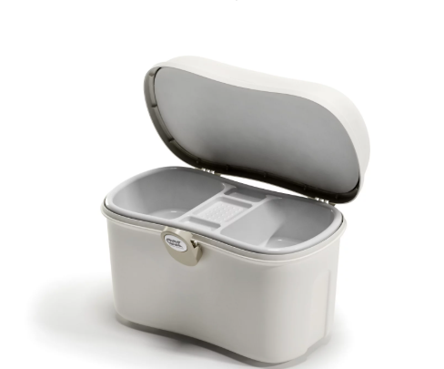 OKBaby Bath & Nappy Caddy with Top & Tail Bowl – Baby Care Organiser