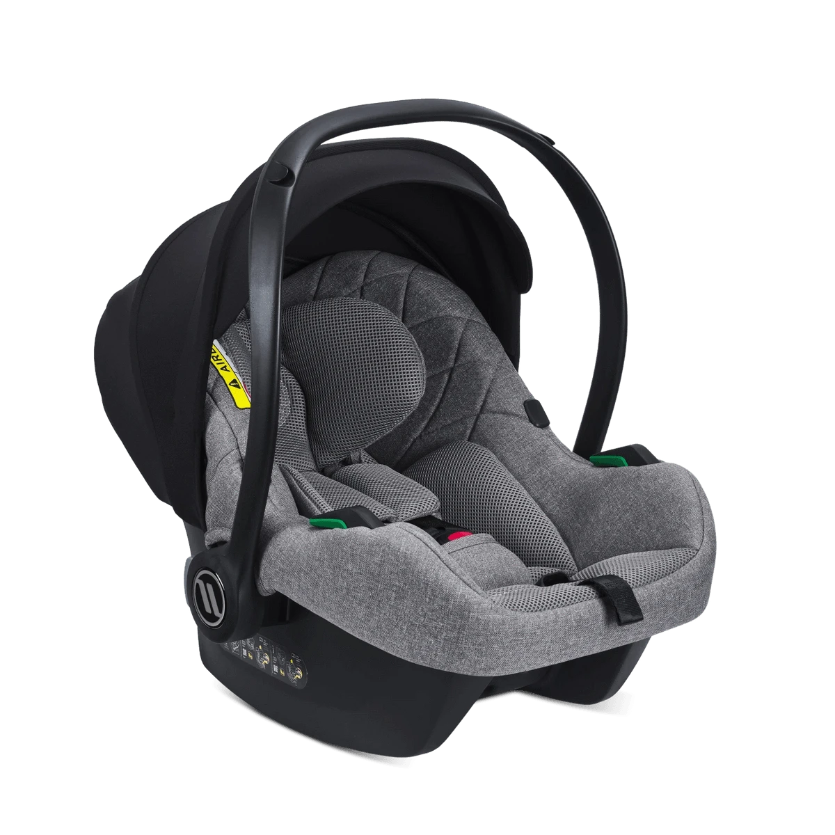 Avionaut Cosmo Airflow i-Size Infant Carrier with Dock 2 Isofix Base- Grey Avionaut