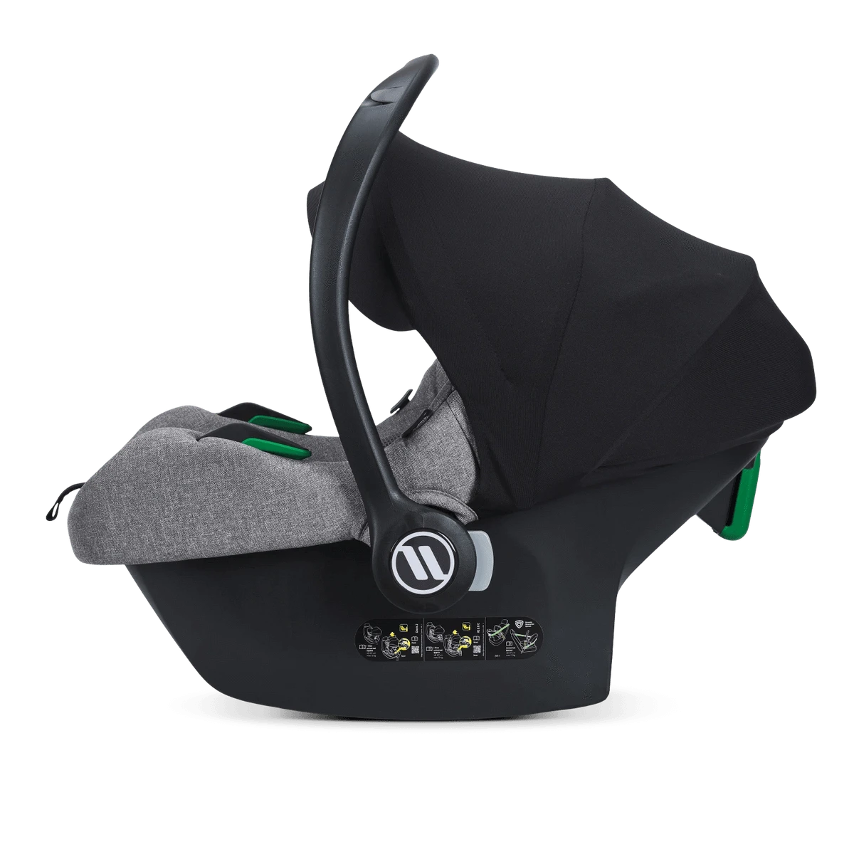 Avionaut Cosmo Airflow i-Size Infant Carrier with Dock 2 Isofix Base- Grey Avionaut