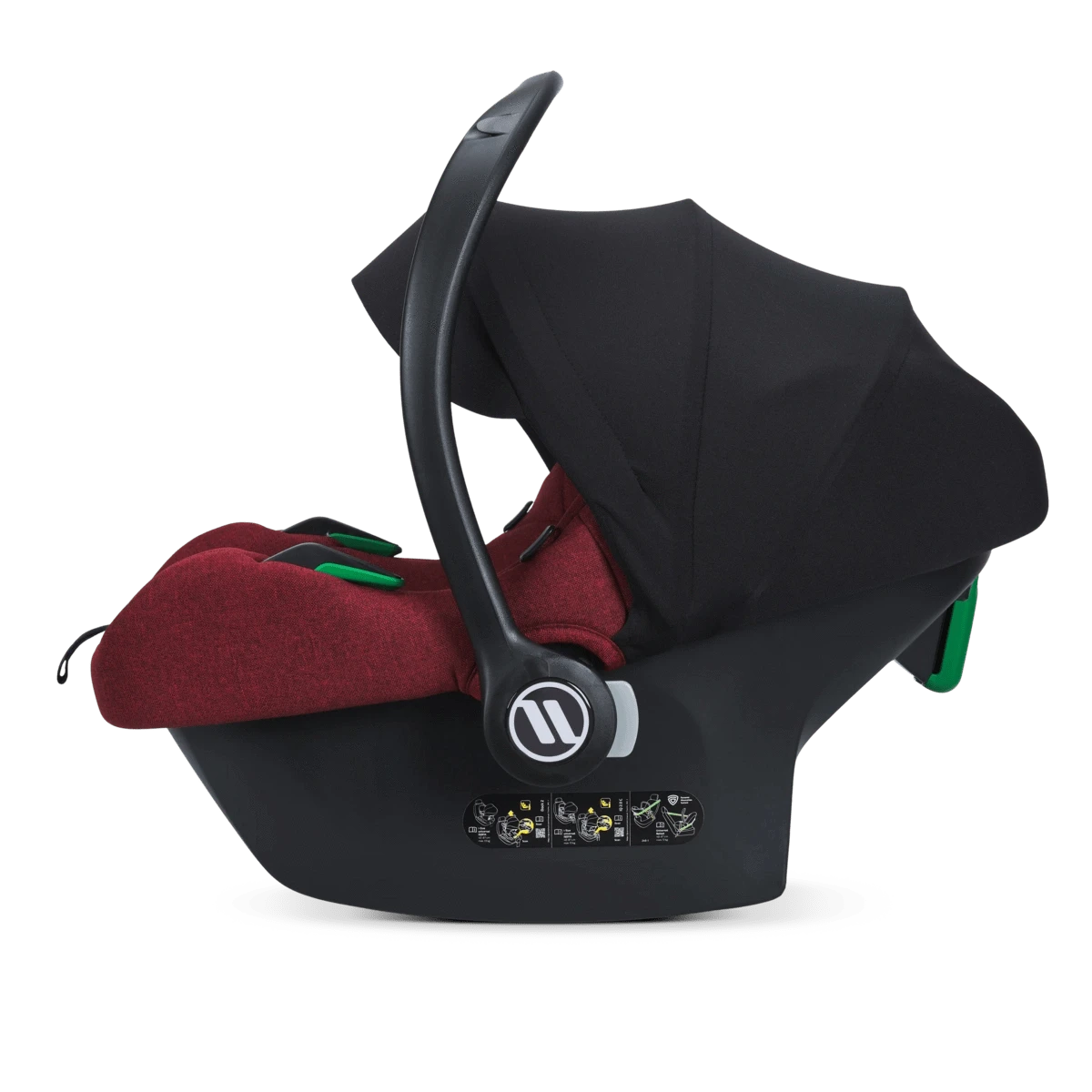 Avionaut Cosmo Airflow i-Size Infant Carrier with Dock 2 Isofix Base- Red Avionaut