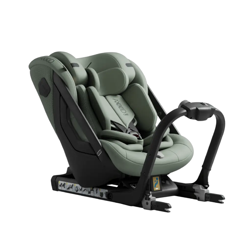 AxKid One+ 3 Extended Rear Facing Car Seat - Nordic Bloom Green AxKid