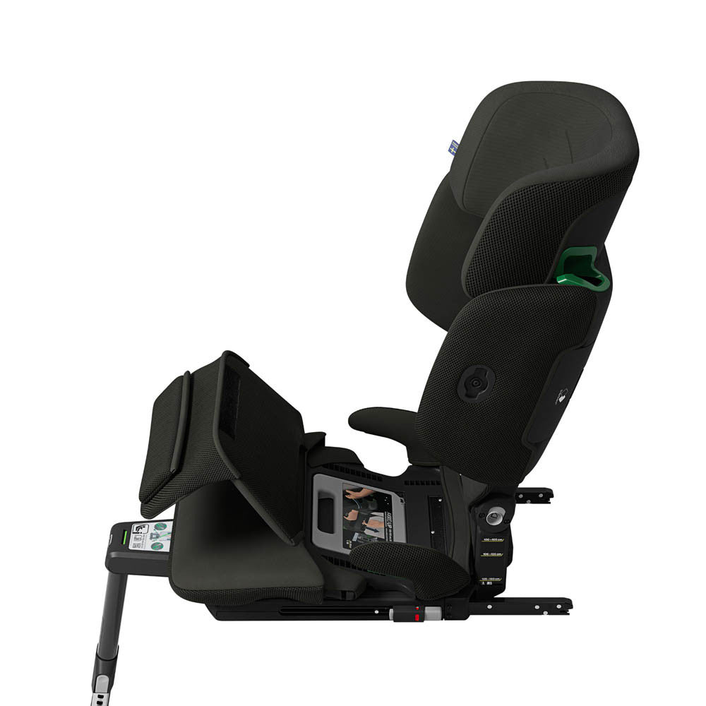 Axkid Up Moss Green Bundle With Footrest - High Back Booster Seat (4–12 Years, 100–150 cm)