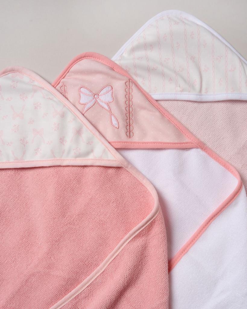 Baby Bath Time Wash Set - Pink Bows General Snuggle Tots