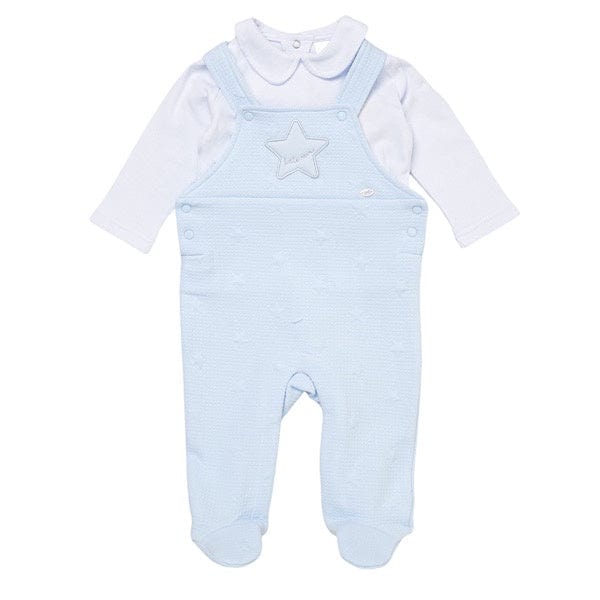 Baby Boys Pale Blue Star Dungaree Set General rock a bye baby