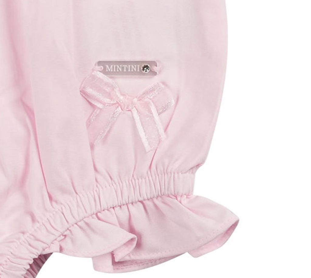 Baby Girls' Lace Frill Short Romper – Mintini General Not specified