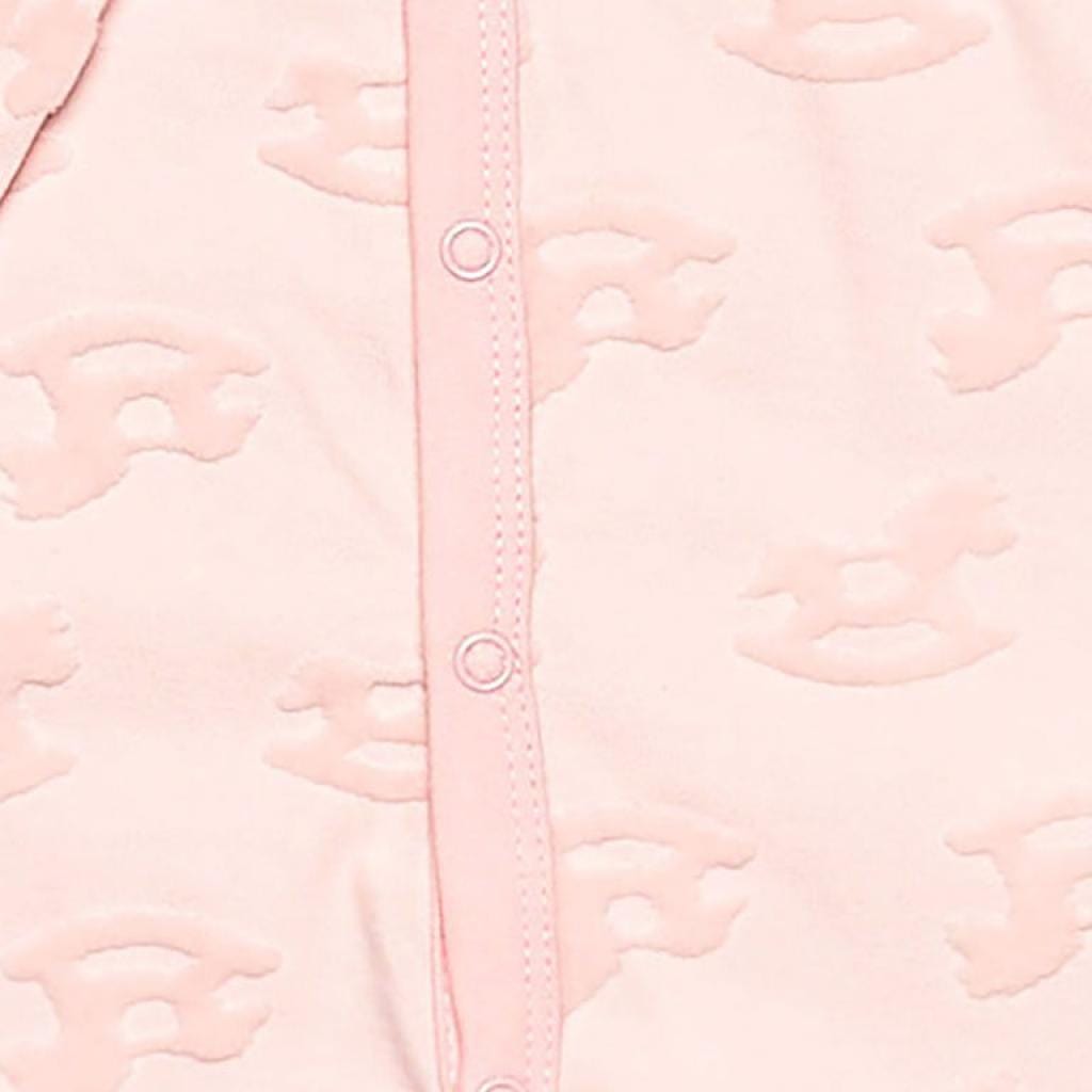 Baby Girls' Pink 5-Piece Layette Set – Rocking Horse Design General Just Too Cute