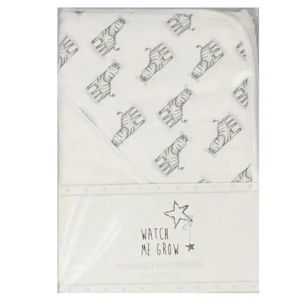 Baby Hooded Towel - Zebra General Watch Me Grow