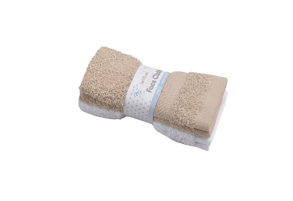 Baby Wash Cloth Soft Touch Coffee
