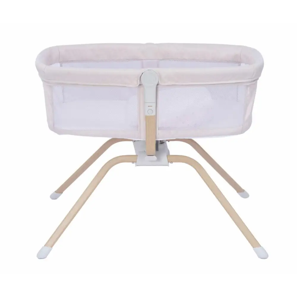 BabyMore Air Motion Gliding Crib - Cream Babymore
