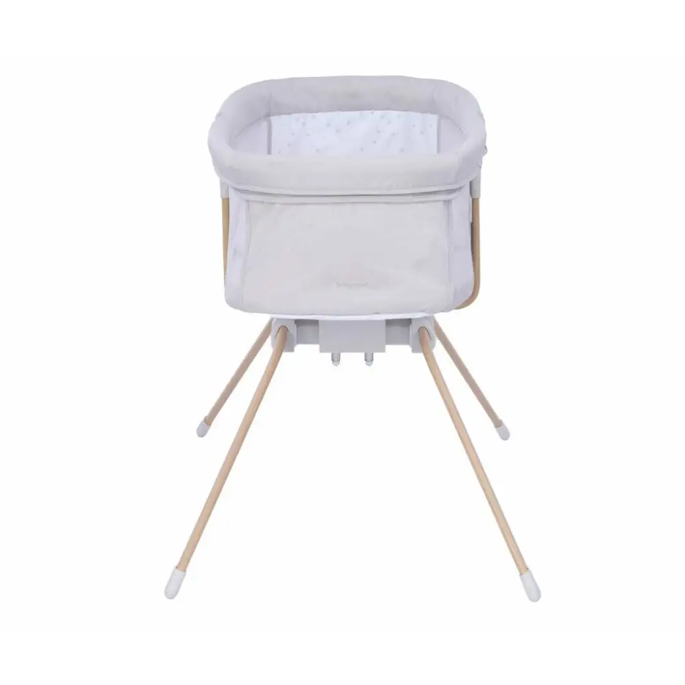 BabyMore Air Motion Gliding Crib - Light Grey Babymore