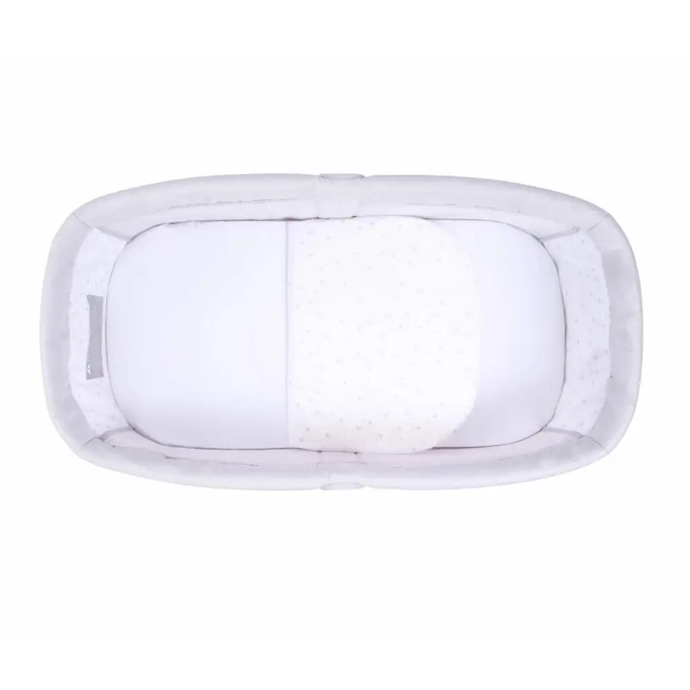 BabyMore Air Motion Gliding Crib - Light Grey Babymore