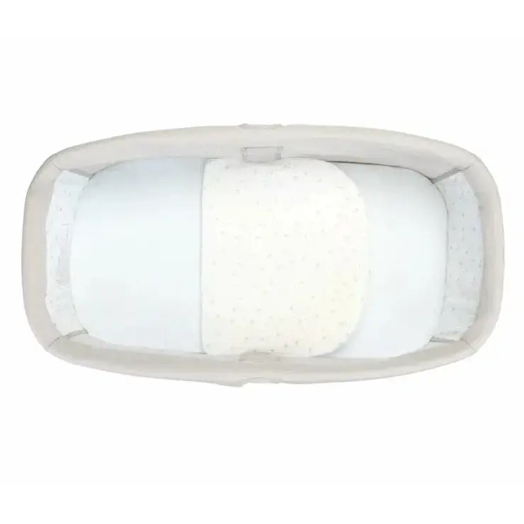 BabyMore Air Motion Gliding Crib - Light Grey Babymore