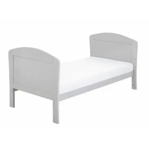 Babymore Aston Cot Bed In Grey - Drop Side Cot Bed Babymore