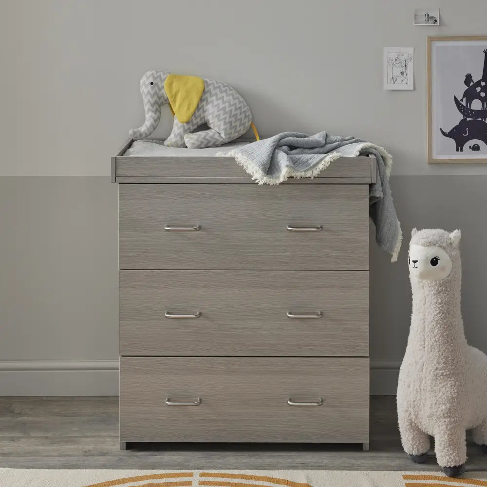 Babymore Caro 2 Piece Nursery Room Set - Grey Wash Babymore