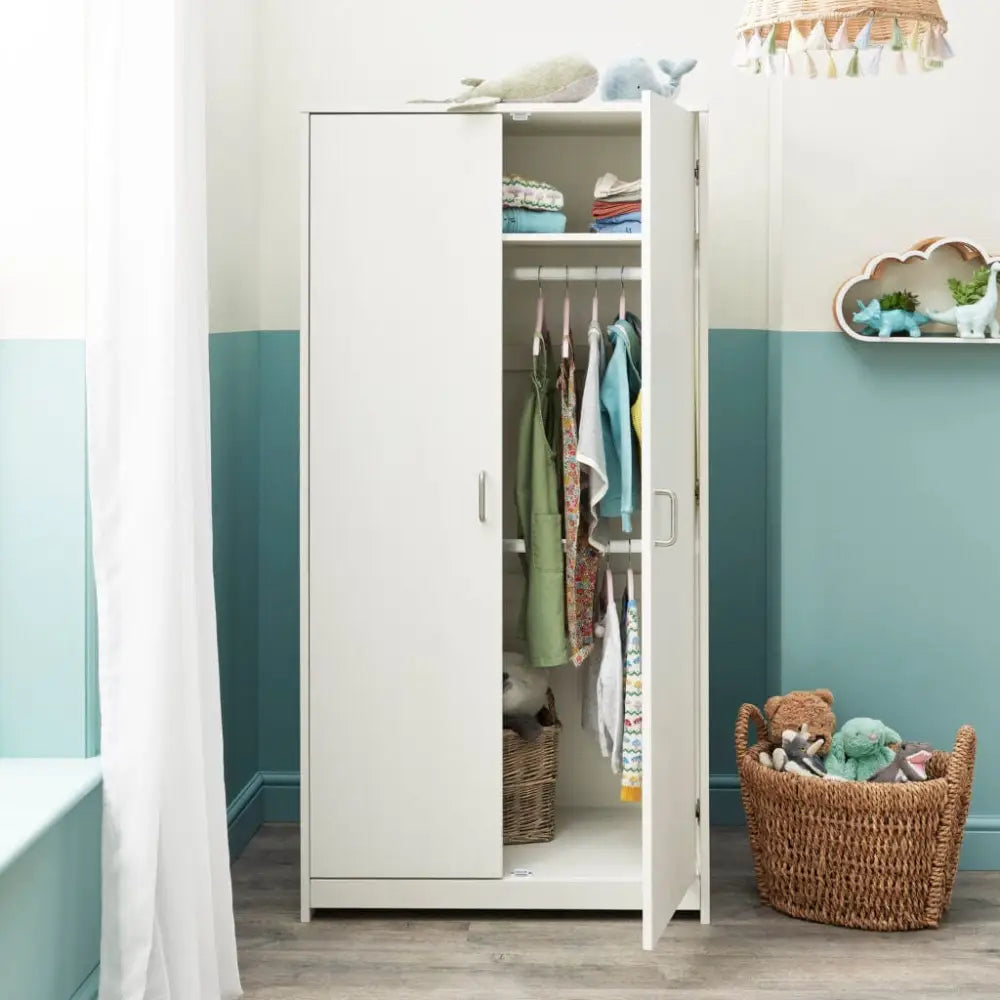 Babymore Caro 3 Piece Nursery Room Set - White Wash Babymore