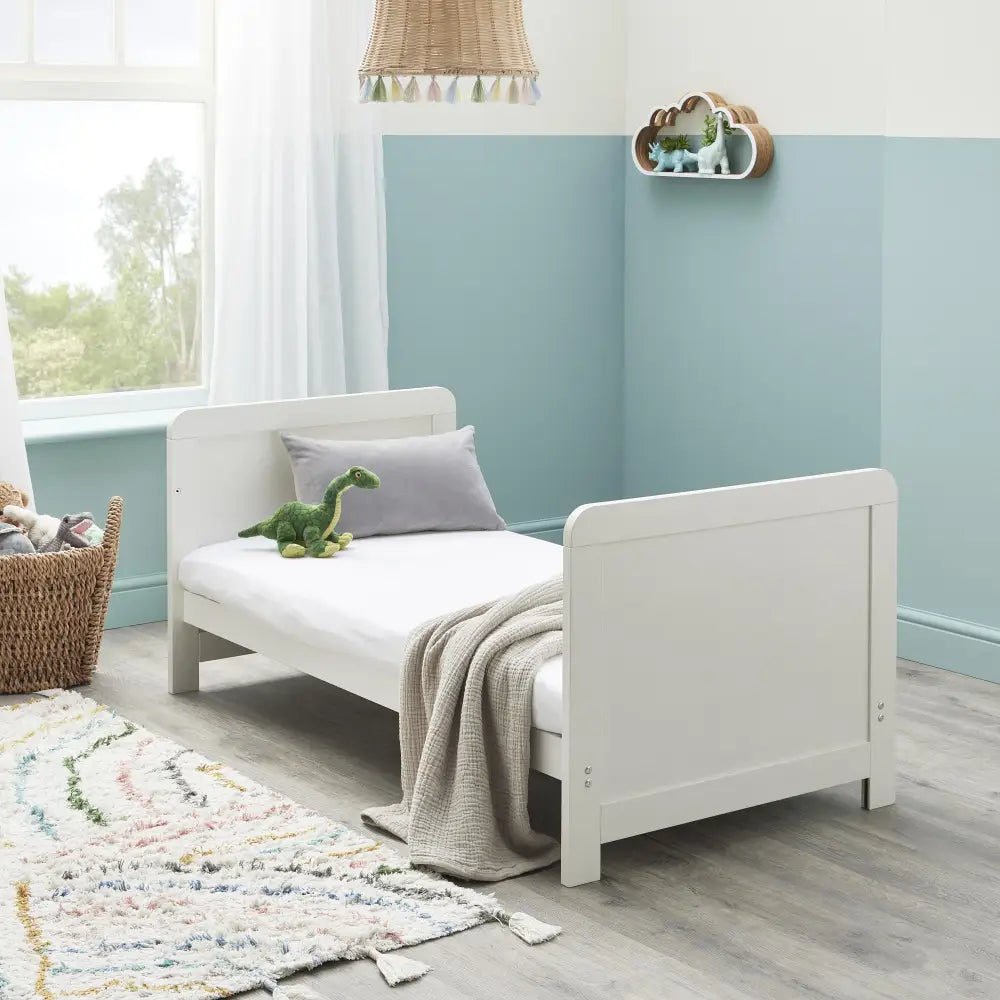 Babymore Caro Cot Bed - White Wash Babymore