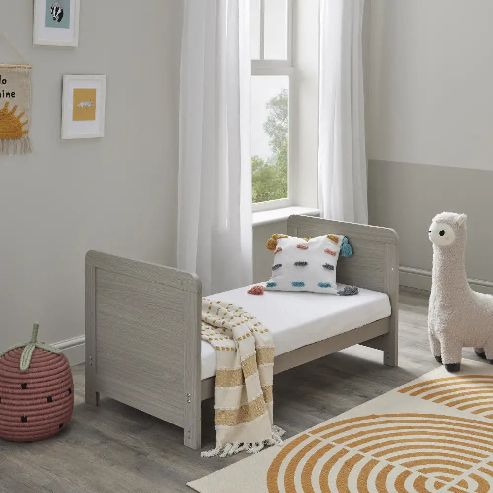 Babymore Caro Mini Cot Bed - Grey Wash Babymore