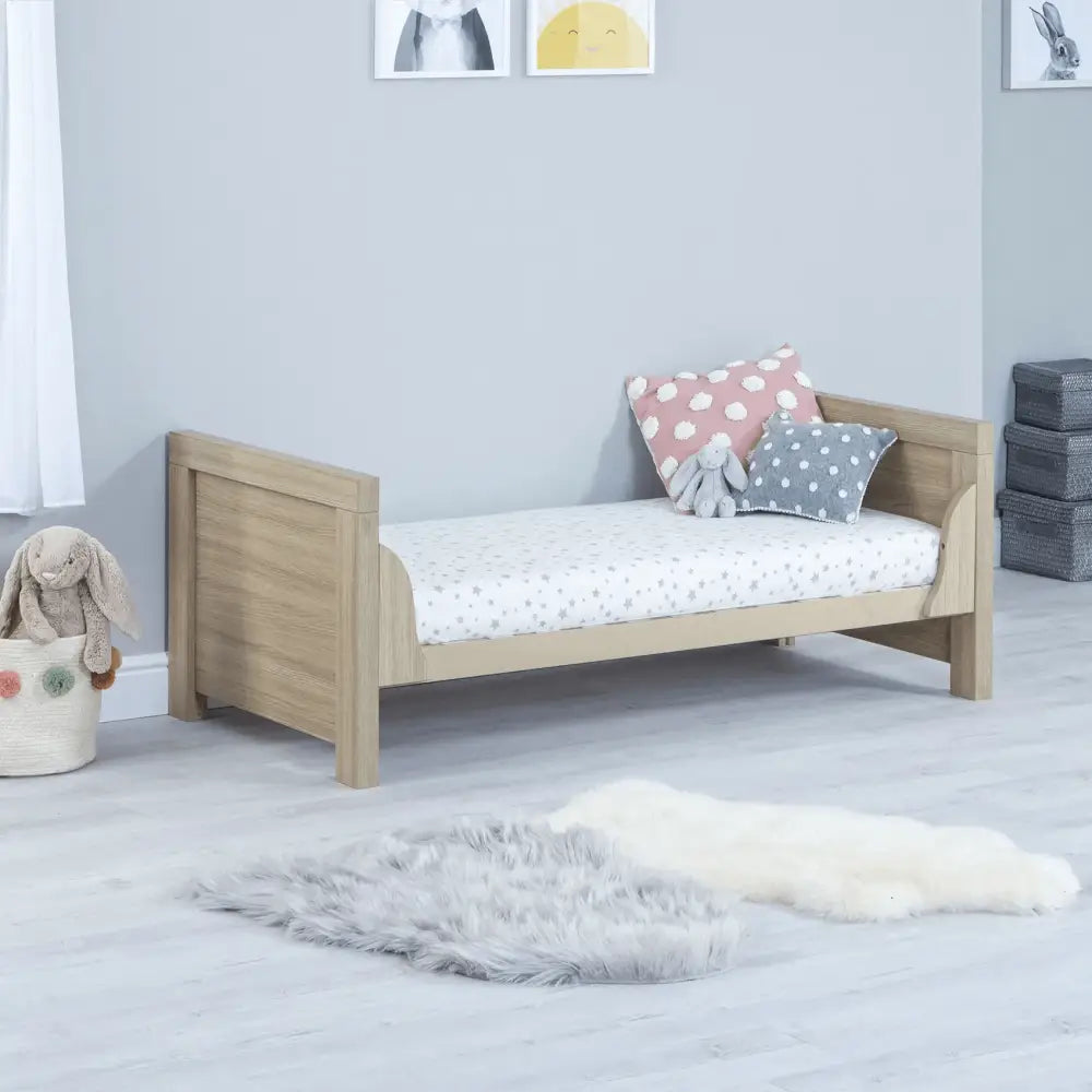 Babymore Luno 2 Piece Nursery Room Set - Oak Babymore
