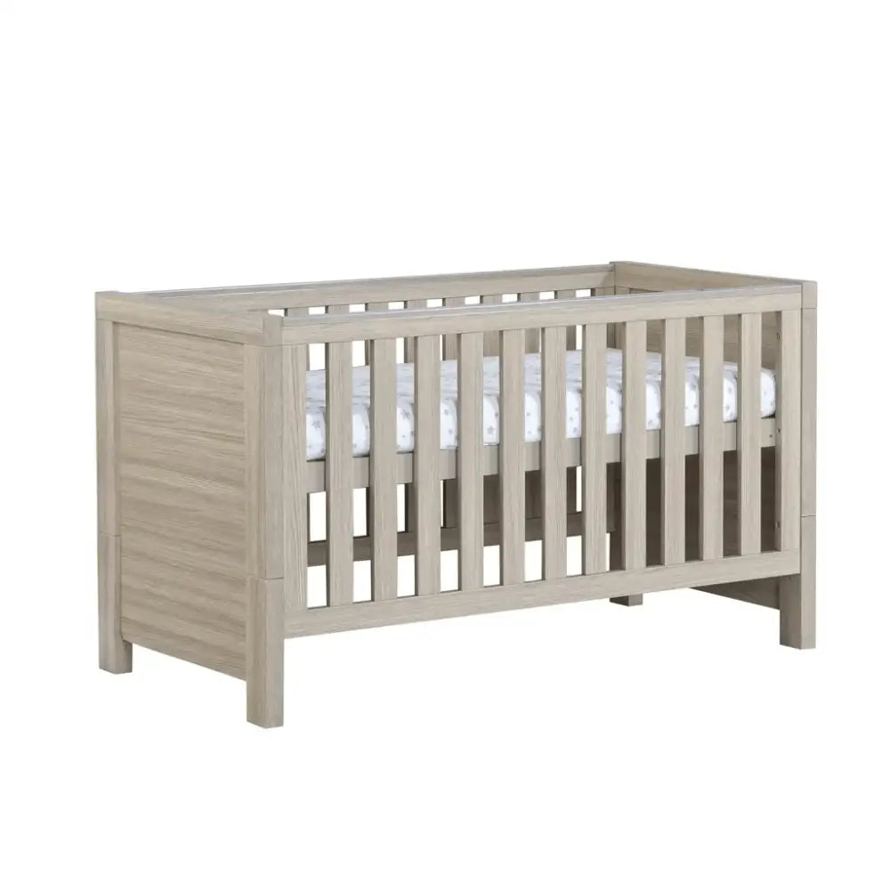 Babymore Luno 2 Piece Nursery Room Set with Underbed Drawer - Oak Babymore