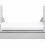 Babymore Stella Grey Cot Bed - Dropside Babymore