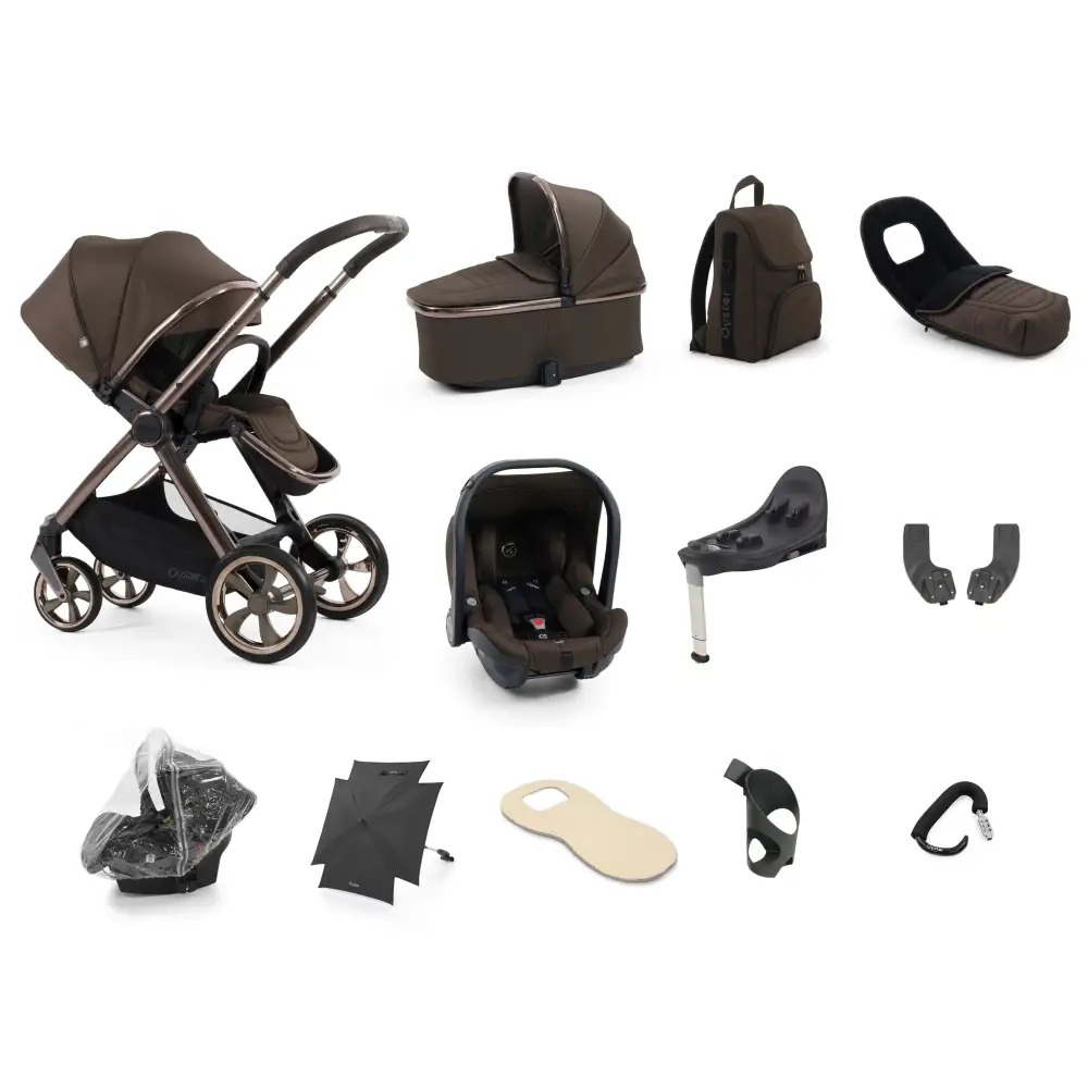Babystyle Oyster 4 Bundle 12 Piece - Chocolate Velvet General BabyStyle