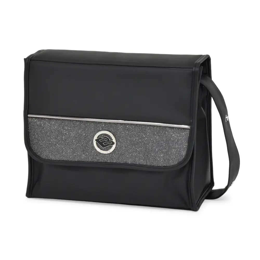 Bebecar Face Privé Black Sparkle 3-in-1 Travel System – Special Edition 2026 - Free Matching Changing Bag