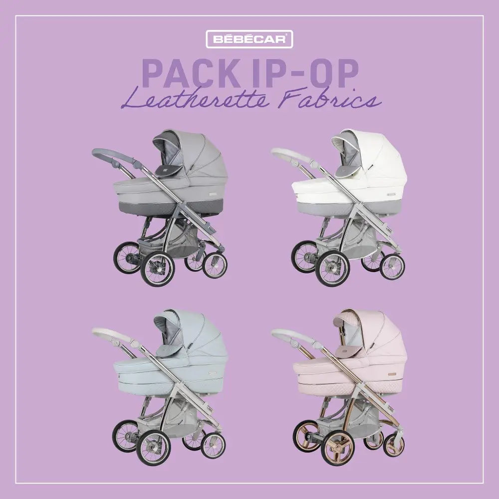 Bebecar Ip-Op Polished Pebble 2 in 1 Travel System Bebecar