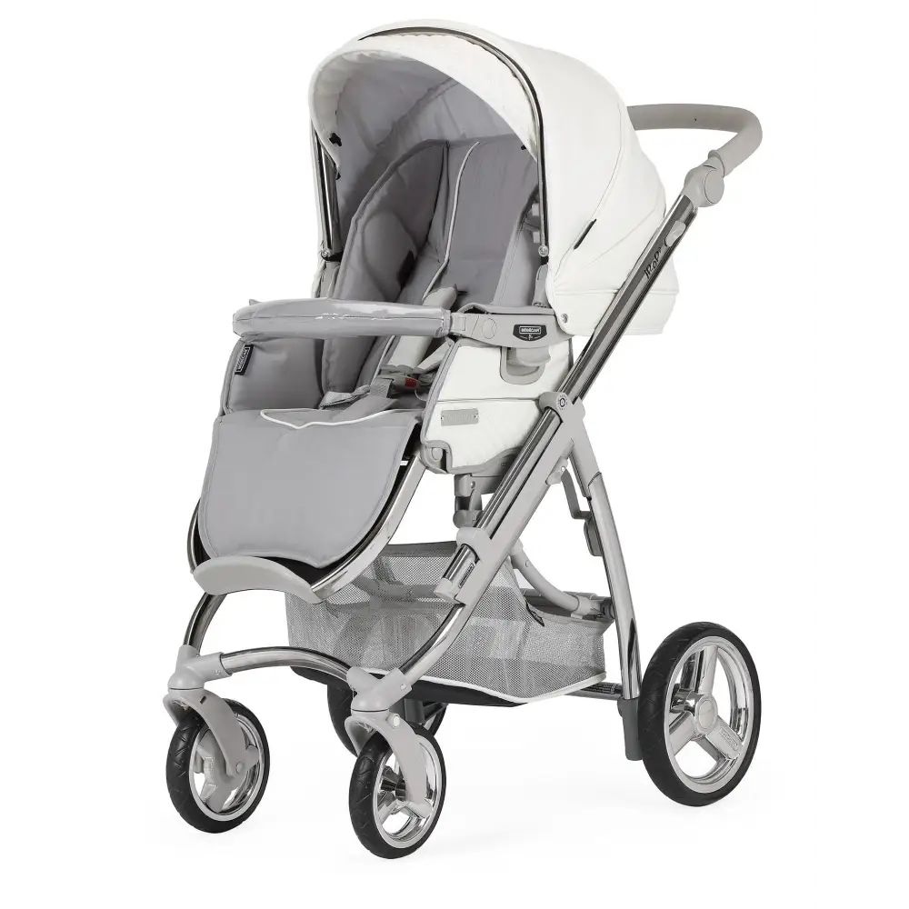 Bebecar Ip-Op White Delight 2 in 1 Travel System Bebecar