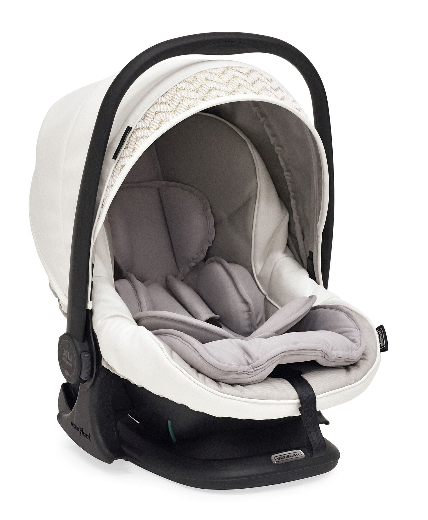 Bebecar Stylo Woven White 3 in 1 Travel System - New 2025 Prive Range Bebecar