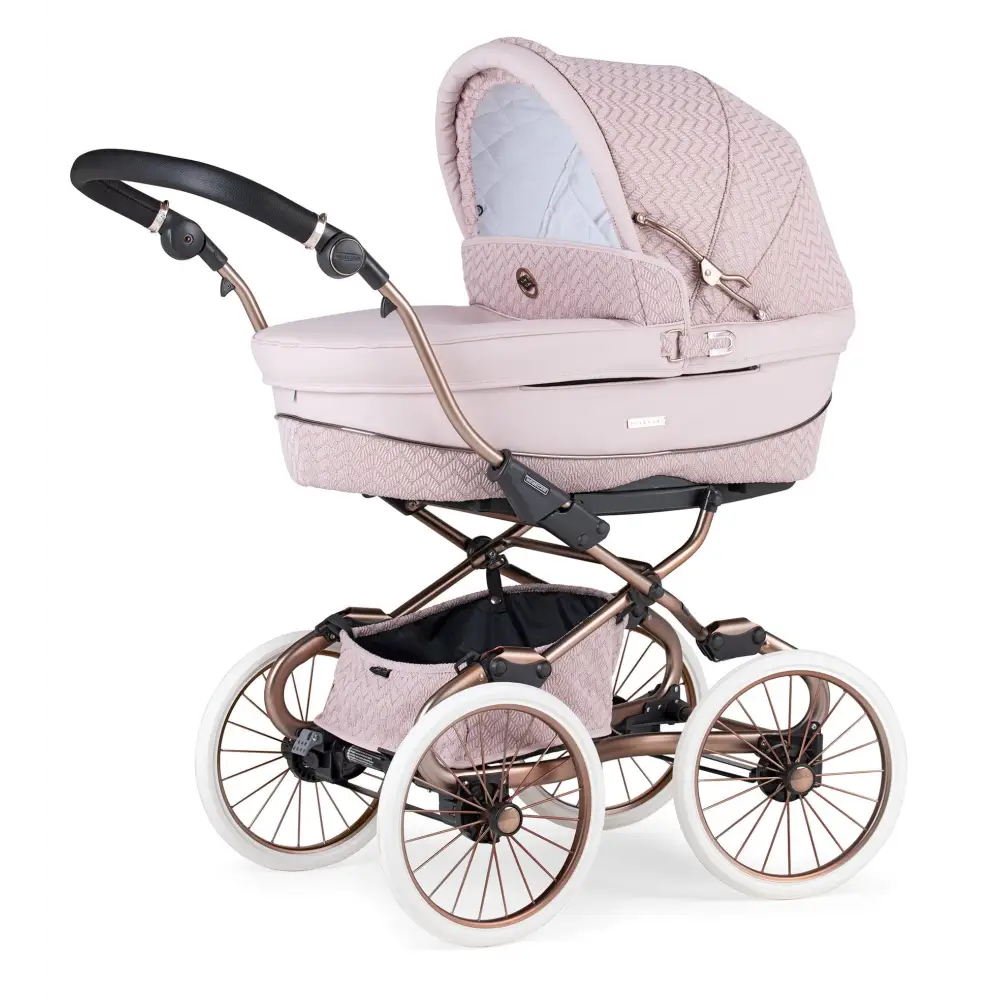 Bebecar Stylo Woven Pink 3 in 1 Travel System - New 2025 Prive Range Bebecar