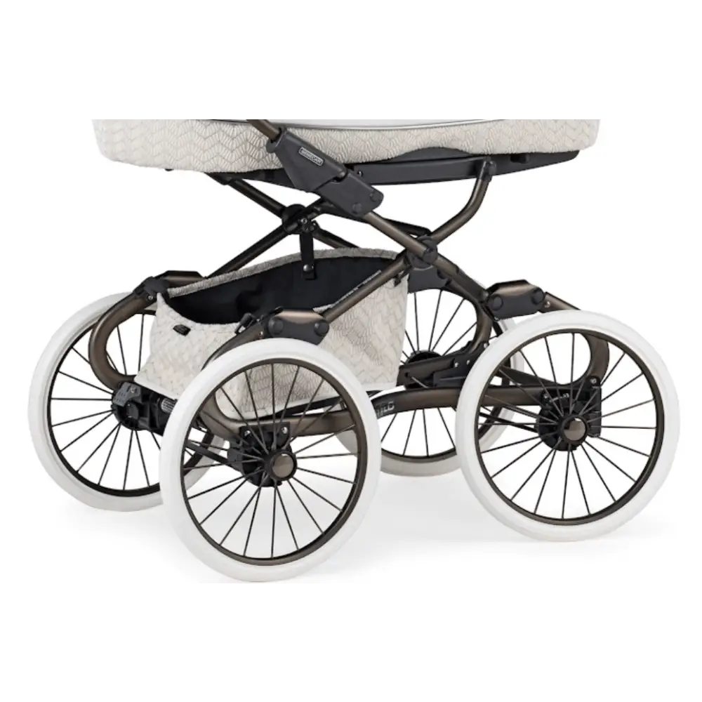 Bebecar Stylo Woven White 3 in 1 Travel System - New 2025 Prive Range Bebecar