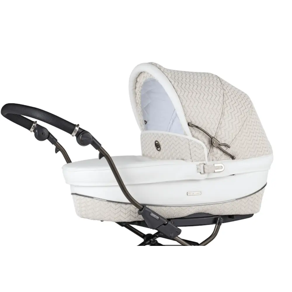 Bebecar Stylo Woven White 3 in 1 Travel System - New 2025 Prive Range Bebecar