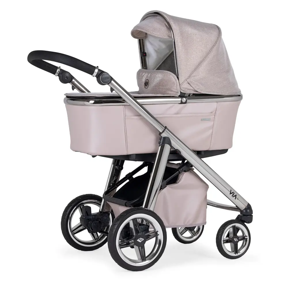 Bebecar Via+ Prive 2024 - Rose Glitter Pram Bebecar