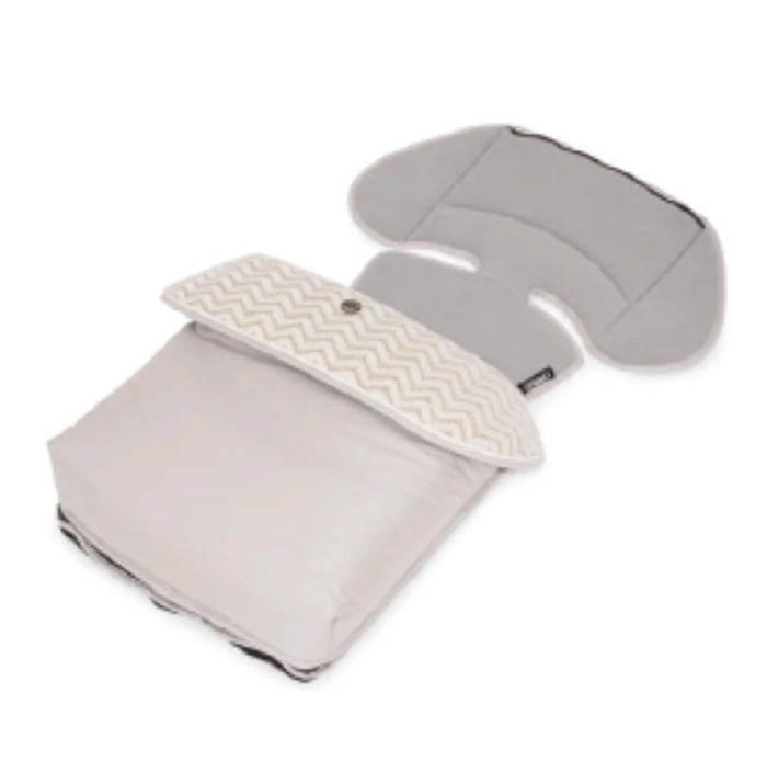 Bebecar Woven White Prive Footmuff Bebecar