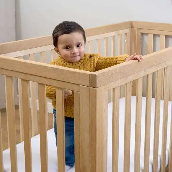 Clair De Lune Oak Cot Bed Clair De Lune