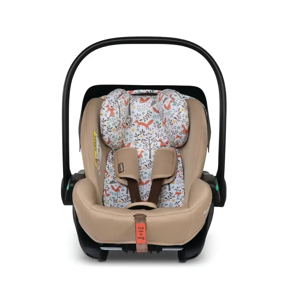 Cosatto Acorn Recline i-Size 0+ Car Seat – Foxford Hall | Reclining Infant Seat from Birth (40–87cm)