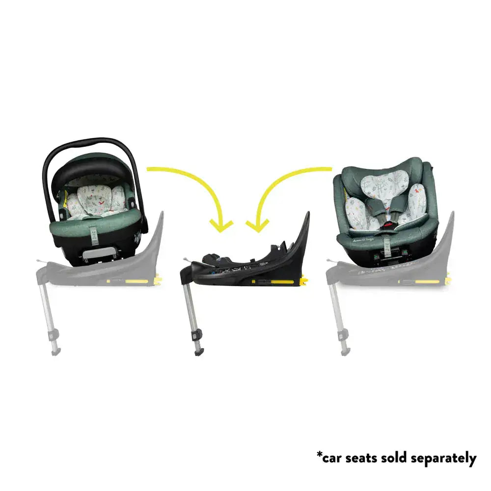 Cosatto Acorn 2 Rotating Family ISOFIX Base – Compatible with Acorn 2 i-Size & All Stages 360 Car Seats Cosatto