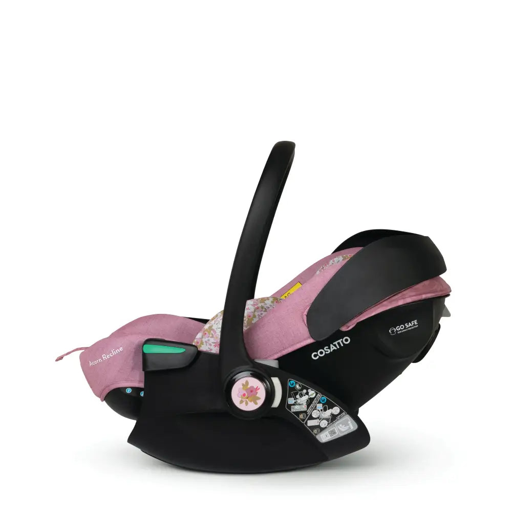 Cosatto Acorn Recline i-Size 0+ Car Seat – Camile | Reclining Infant Seat from Birth (40–87cm)