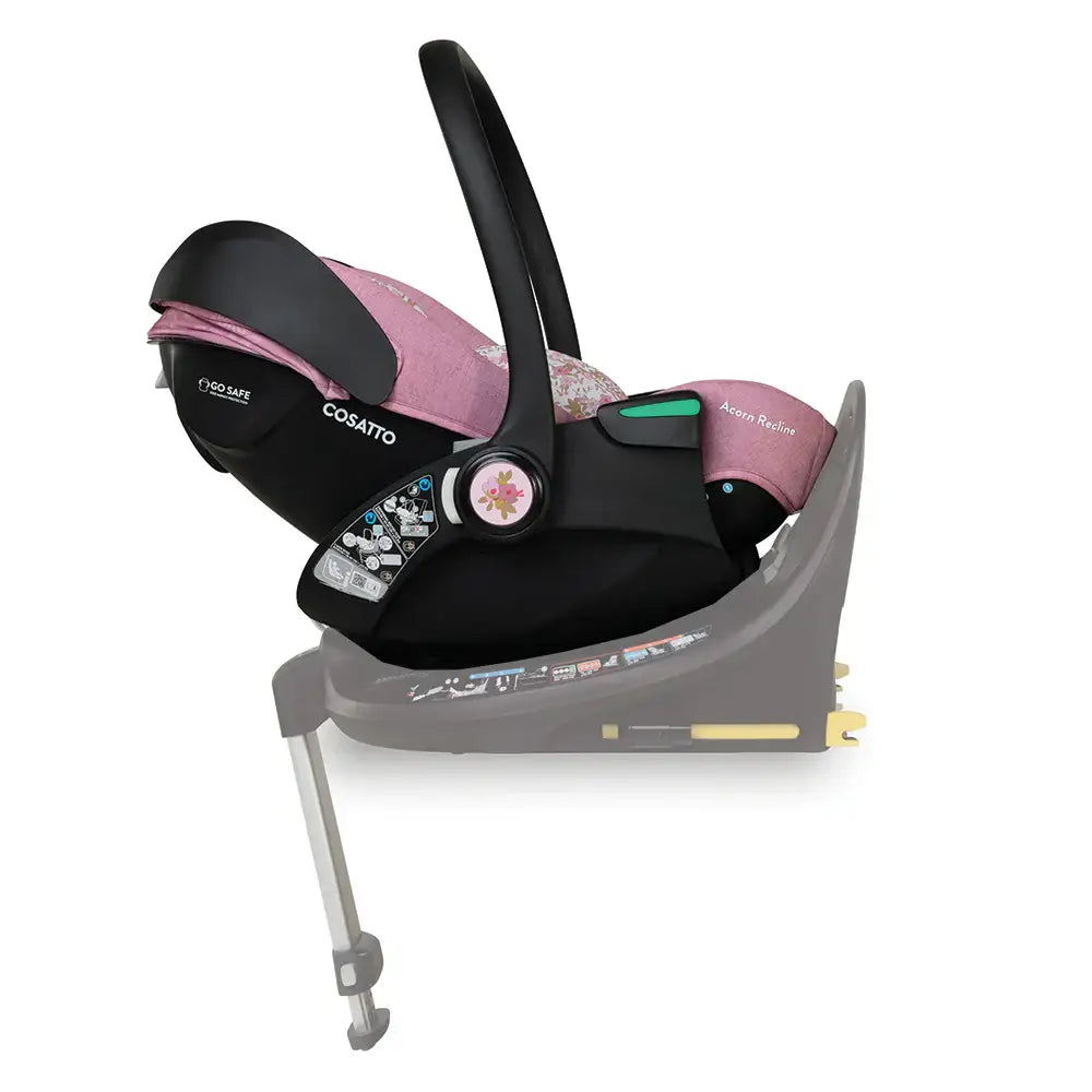 Cosatto Acorn Recline i-Size 0+ Car Seat – Camile | Reclining Infant Seat from Birth (40–87cm)