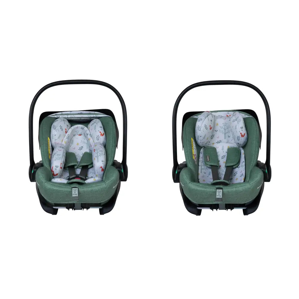 Cosatto Acorn Recline i-Size 0+ Car Seat – Meadow | Reclining Infant Seat from Birth (40–87cm)