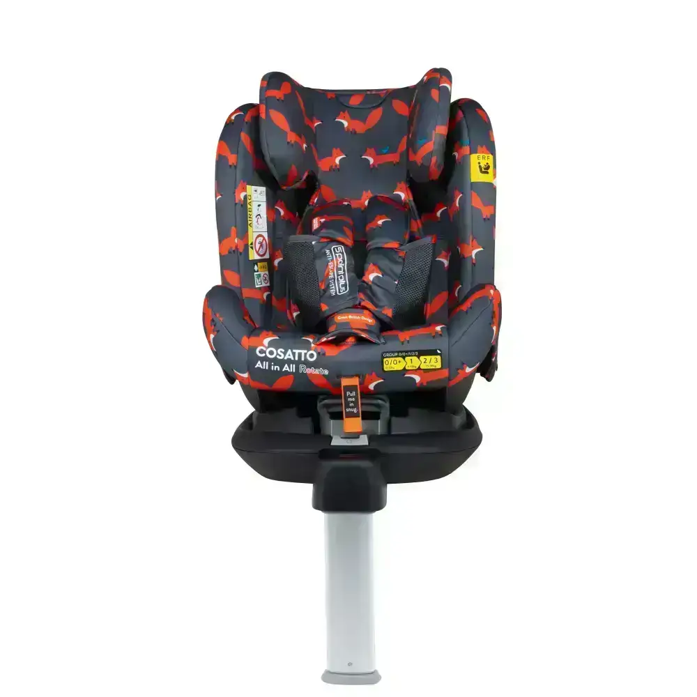 Cosatto General Cosatto All in All Rotate Group 0+123 Car Seat Charcoal Mister Fox