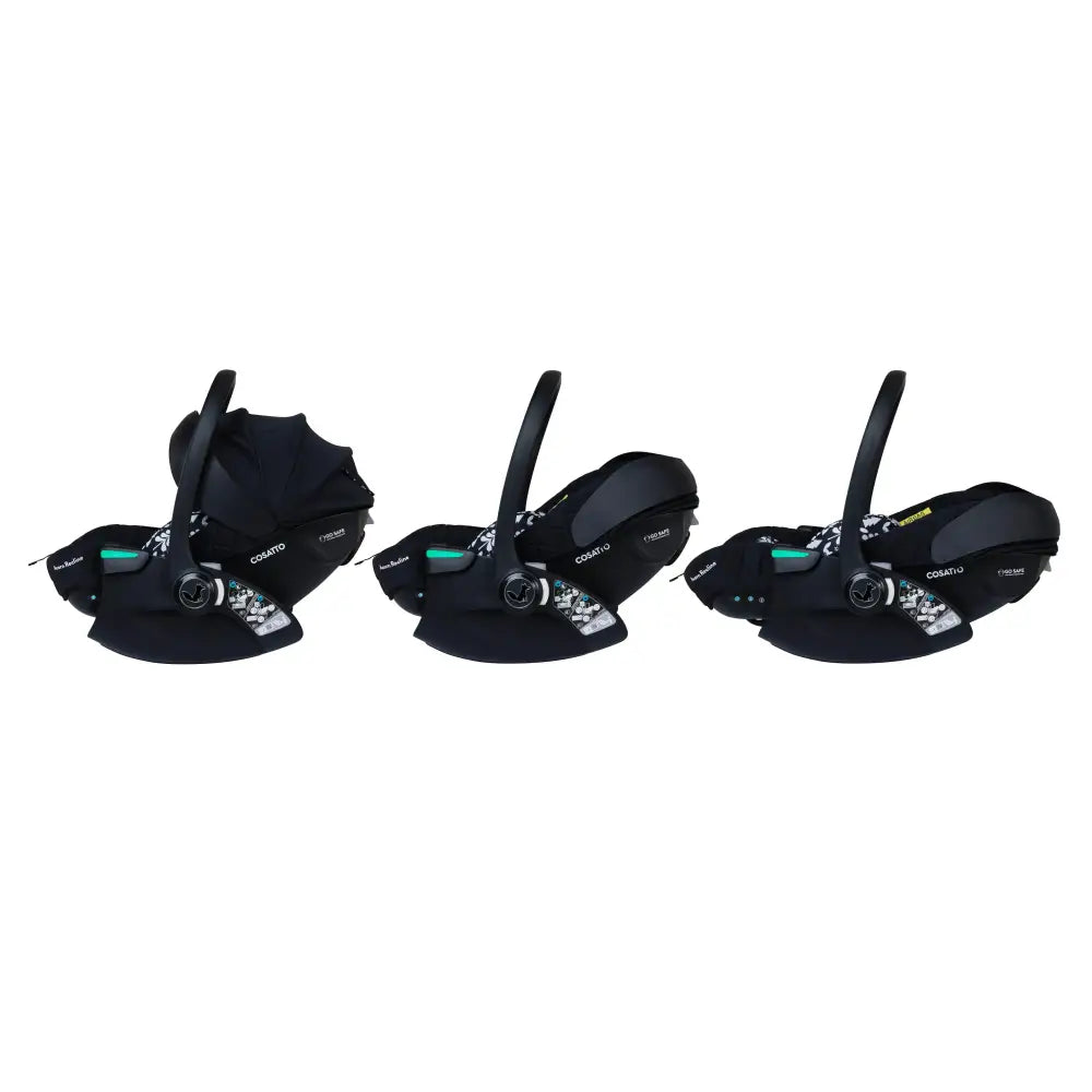 Cosatto Wow 3 All Stage Family Rotate & Recline 2 Base Travel System Bundle – Silhouette Cosatto