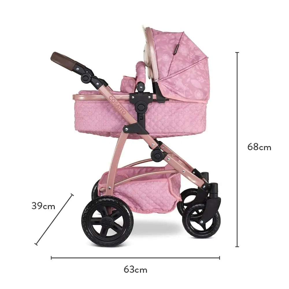 Cosatto Wow 3 in 1 Dolls Pram with Rain cover - Camille Cosatto