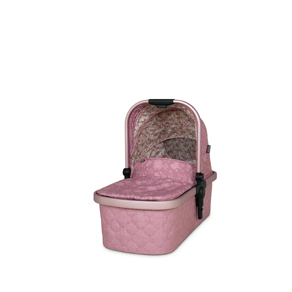 Cosatto Wow 3 Rotate & Recline Cozy Bundle Camille – Travel System with Carrycot, Acorn Recline i-Size Car Seat & Rotating Base Cosatto