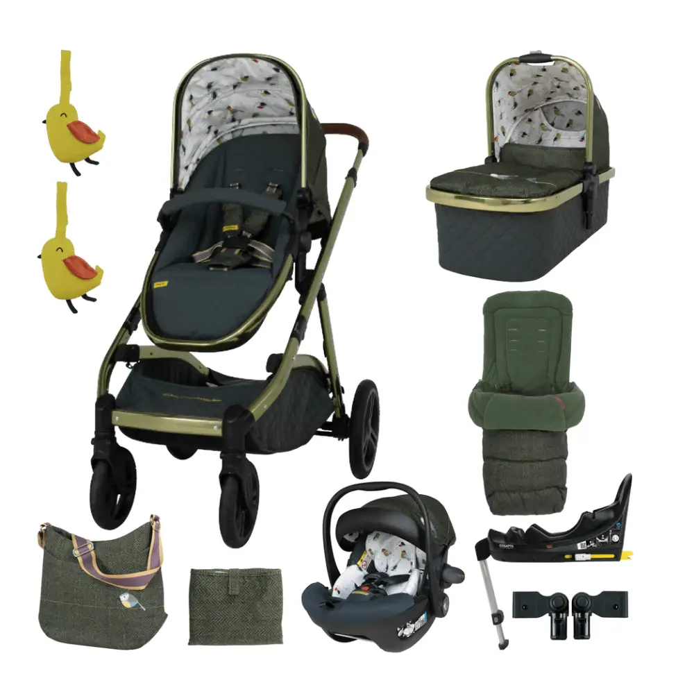 Cosatto Wow XL 3 in 1 Travel System Everything Bundle - Bureau Cosatto