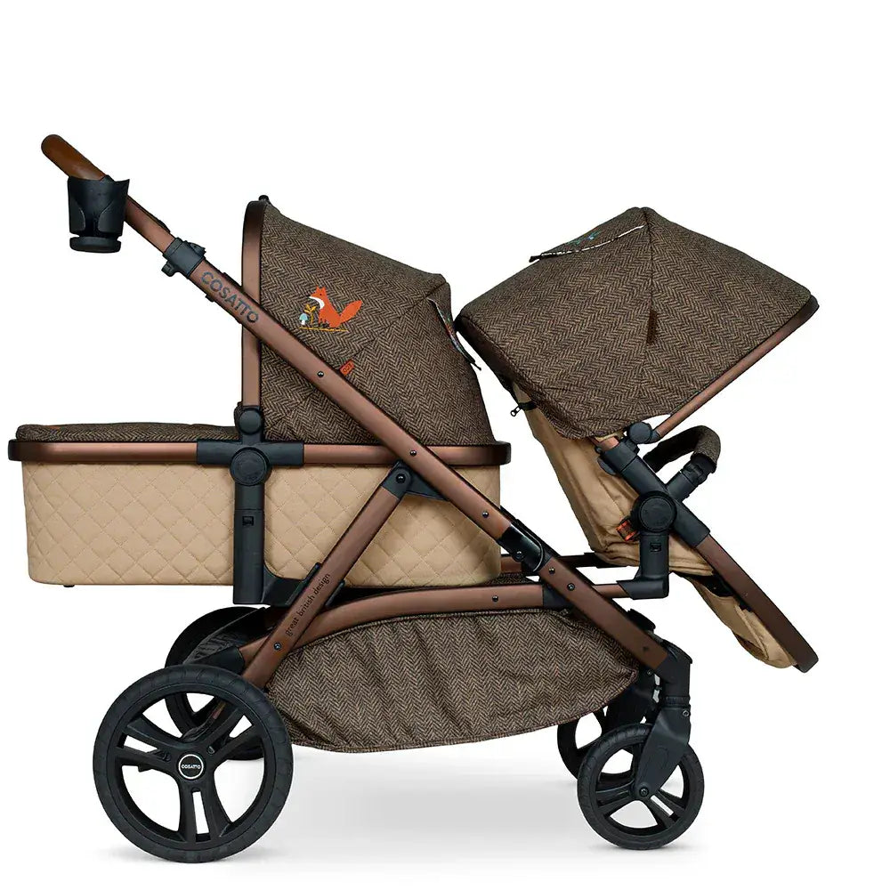 Cosatto Wow XL 3 in 1 Travel System i-Size Car Seat Bundle - Foxford Hall Cosatto