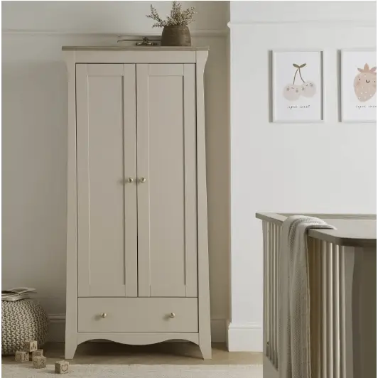 Cuddle Co Clara 3 Piece Nursery Furniture Set - Cashmere and Ash Cuddle Co