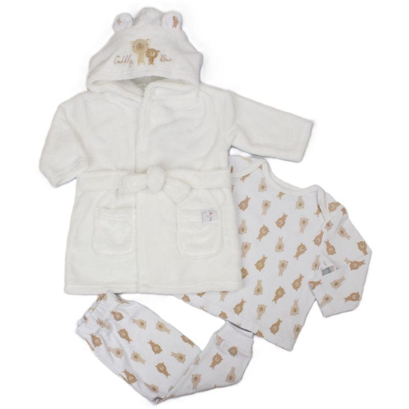 Cuddly Bear Baby Pj and Dressing Gown Set – Baby Boutique UK